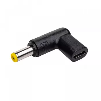 Akyga AK-ND-C01 USB-C – DC 5,5 x 2,5 mm adapteris nešiojamojo kompiuterio įkrovimui, 18,5-20 V, 100 W