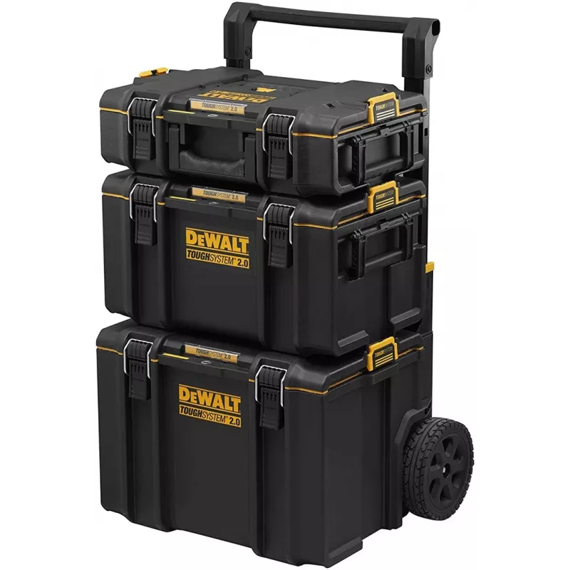 Įrankių dėžė DeWalt DWST83402-1, juoda/geltona, 554×500×1150 mm