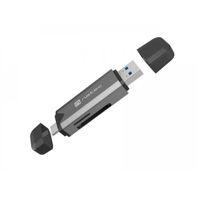 Card reader Natec Scarab 3 USB A/C SD/Micro USB 3.2 Gen 1