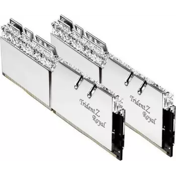 G.SKILL TRIDENTZ ROYAL RGB DDR4 2X16GB 3200MHZ CL16 XMP2 SILVER F4-3200C16D-32GTRS