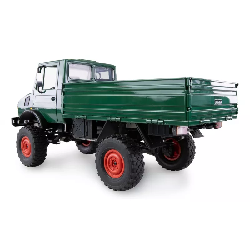 Amewi Mercedes‑Benz Unimog 1:12 mastelio nuotolinio valdymo automobilis 4WD, žalias