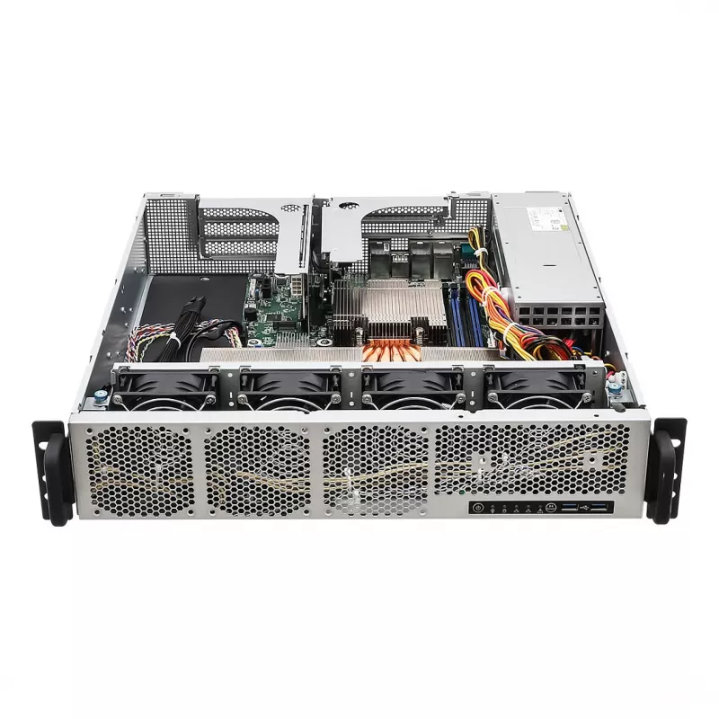 ASRock 2U1G-B650/EVAC serverinis barebone Socket AM5 stelažinis (2U)