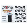 Sieniniai lipdukai Paladone Hot Wheels Personalisation PP13745HW – dekoratyviniai lipnūs lipdukai vaikų kambariui
