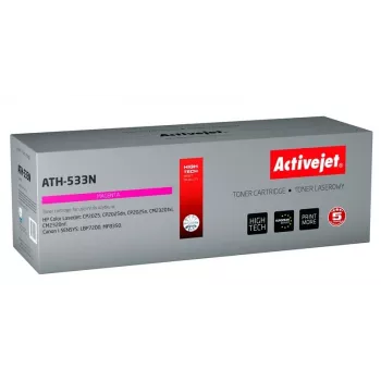 Activejet ATH-533N kasetė (HP 304A CC533A, Canon CRG-718M; Supreme; 3200 puslapių; rausvai violetinė)
