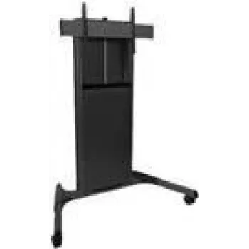 Chief Fusion Ultrawide X-Large reguliuojamo aukščio mobilus televizoriaus stovas – dideliems ekranams 55–100 colių (140–254 cm) – juodas