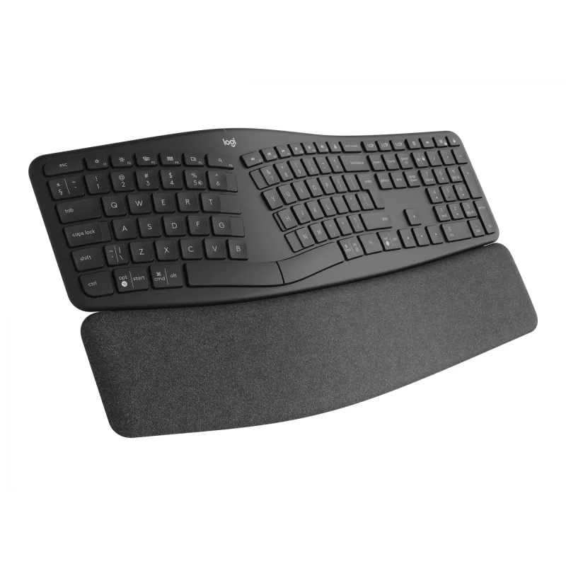 Logitech Ergo K860 for Business belaidė klaviatūra RF Bluetooth Swiss grafitas (920-010347)