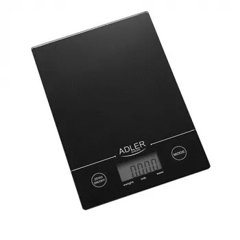 Adler AD 3138 b Mechaninės virtuvinės svarstyklės Juodos Spalvos Stačiakampės