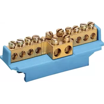 Hager N-Brass Terminal 10 terminalinių taškų KM10N