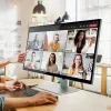 ALOGIC Clarity 27F34KCPD LED monitorius 27 colių 4K IPS HDR600 USB-C garsiakalbiais juodas sidabrinis