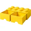 LEGO Drawer Brick 8 — geltona (40061732) stalčius kaladėlėms ir smulkioms detalėms