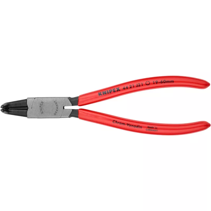 Knipex replių rinkinys vidiniams ir išoriniams fiksavimo žiedams 4 vnt. ritininiame dėkle 19-60 mm