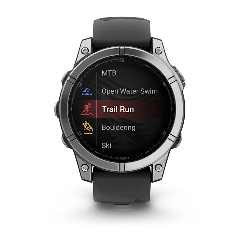 Garmin Fenix E 3,3 cm (1,3 colio) AMOLED 47 mm Skaitmeninis 416 × 416 pikselių Liečiamas ekranas Nerūdijantis plienas Wi-Fi GPS (palydovas)