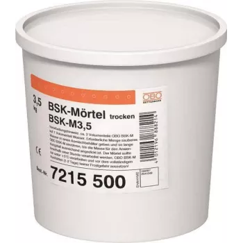 Priešgaisrinė kanalo-mūro medžiaga BSK-M 3,5kg Pilka (7215500)