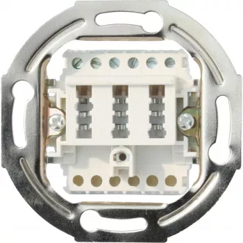 Telefono lizdas TAE NF/F ShiverPeaks 74051-1W — sieninis TAE jungtis analoginiams telefonams