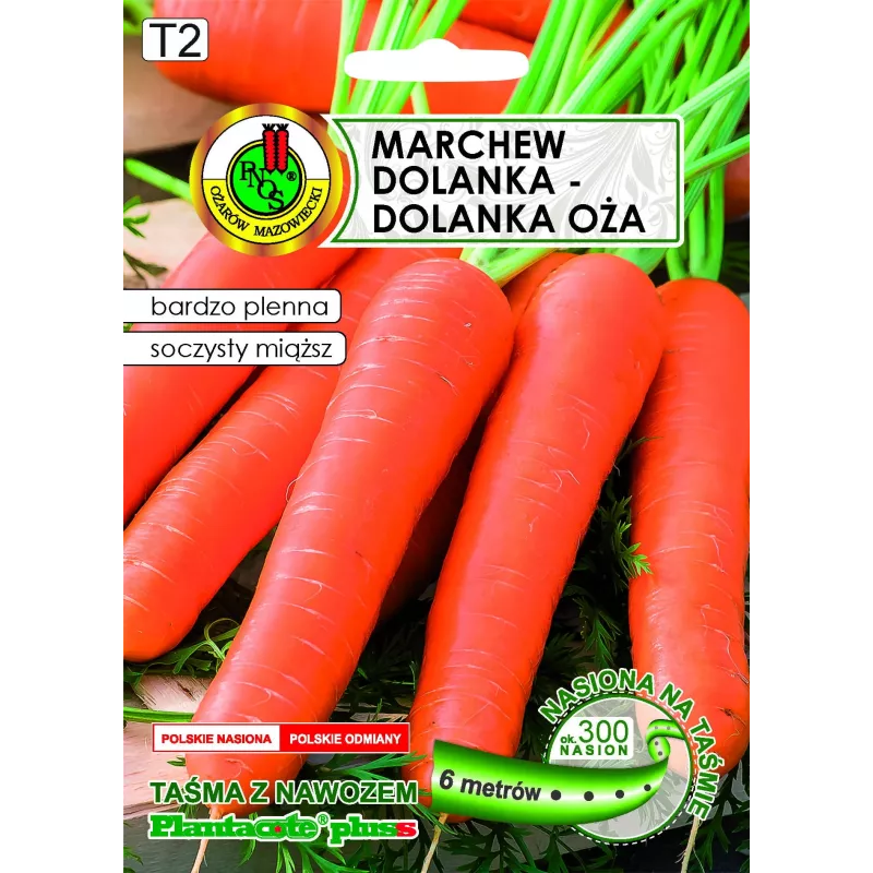 Apte Marchew Dolanka 6 m juosta su Platnacote trąša – vėlyvoji veislė