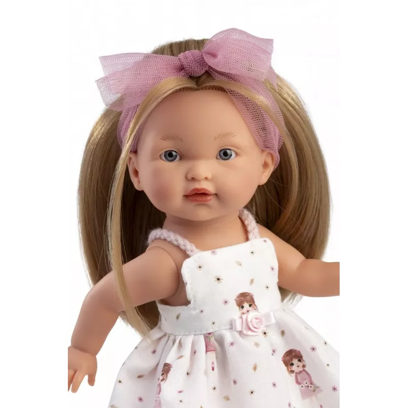 Lėlė Llorens Valeria 28 cm – minkštas kūnas, vinilinė galva ir galūnės