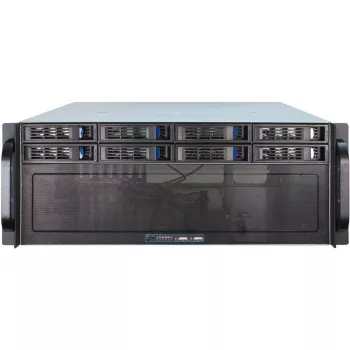 Serverinis korpusas Inter-Tech 4U-4408 Rack juodas, sidabrinis