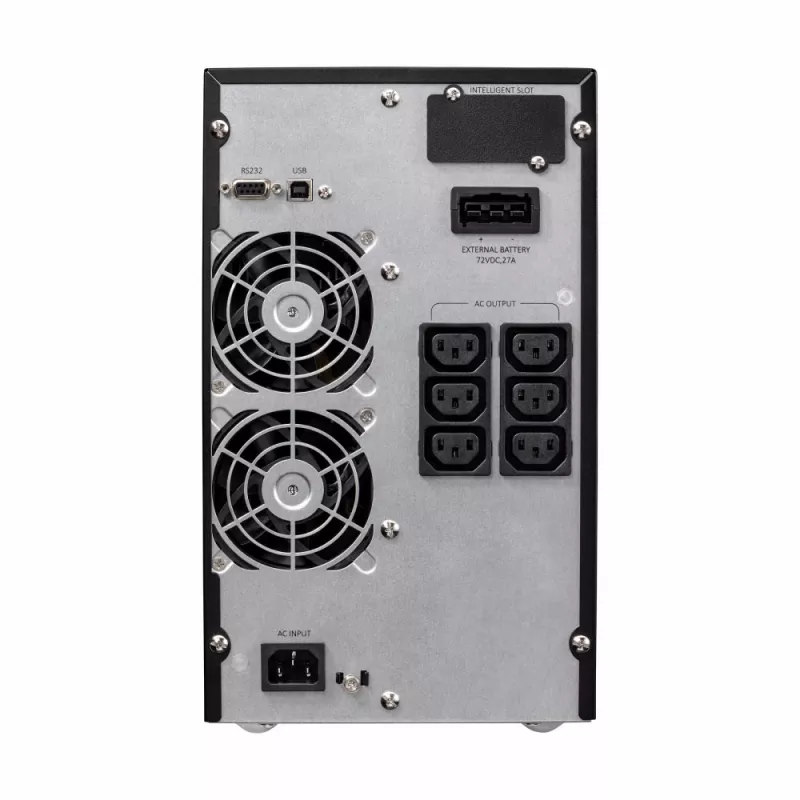 Eaton 9E 2000I nepertraukiamo maitinimo šaltinis (UPS) Dvigubo keitimo (Online) 2 kVA 1600 W 6 AC lizdų