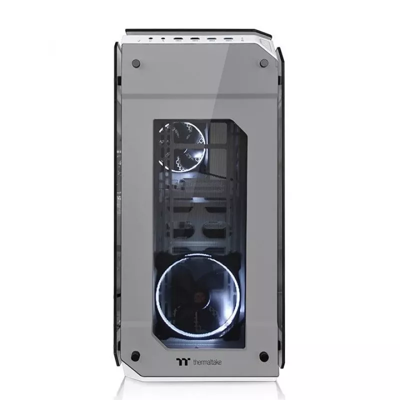 Case View 71 Riing Grūdintas Stiklas E-ATX Pilnas Bokštas - Snow Edition