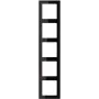 Jung rėmelis 5-ių modulių juodas horizontalus/vertikalus LS 985 SW (LS985SW)