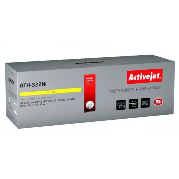 Kasetė ActiveJet ATH-322N HP 128A CE322A pakaitalas, geltona, 1300 puslapių, 1 vnt.