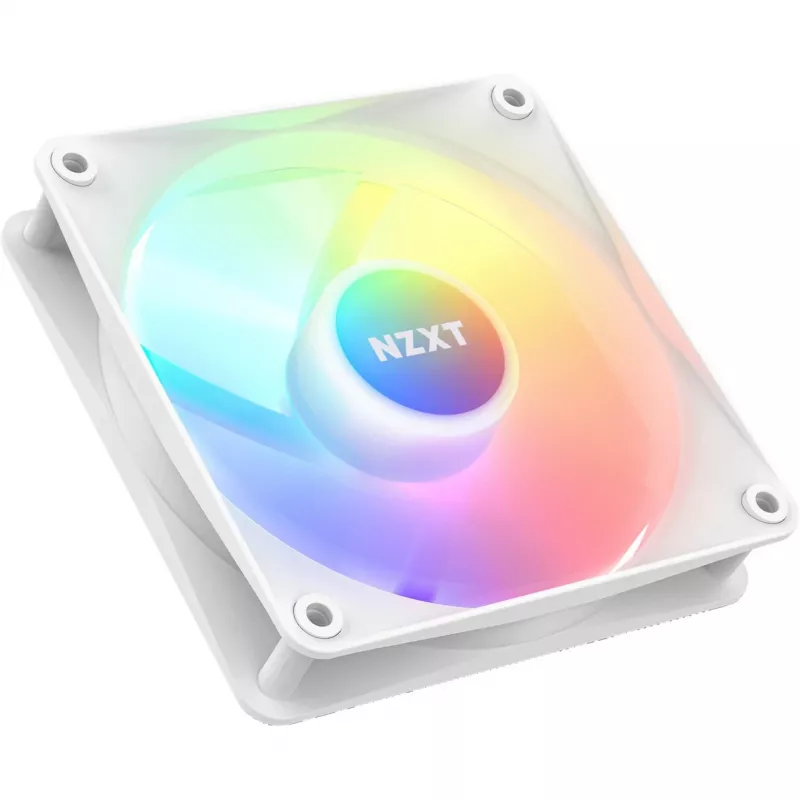 NZXT F120 RGB Core RF-C12SF-W1 120 mm korpuso ventiliatorius, 500–1800 RPM, PWM, baltas