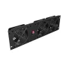 Vėdinimo panelė LANBERG AK-1506-B 19 colių su 3 ventiliatoriais 230V juoda