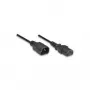 Manhattan maitinimo laidas, IEC C14 – C13, 1,8 m, liejinis (301152)