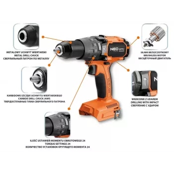 NEO tools 04-616 gręžtuvo priedas, 1 vnt.