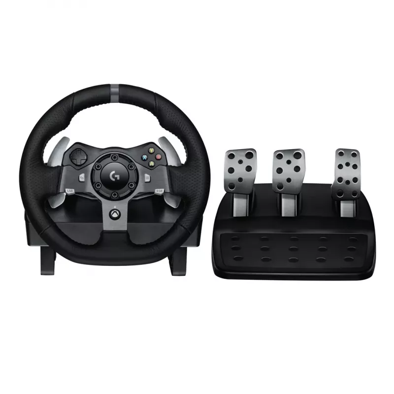 Logitech G920 Driving Force lenktynių vairas, skirtas Xbox One ir PC (941-000124)