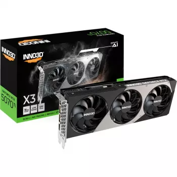 Vaizdo plokštė Inno3D GeForce RTX 5070 Ti – 16 GB GDDR7, PCIe 5.0, 256 bitų, 3xDP/1xHDMI