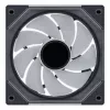 LIAN LI UNI FAN SL-INF 120 ARGB Reverse Blade 3 rinkinys - Juoda