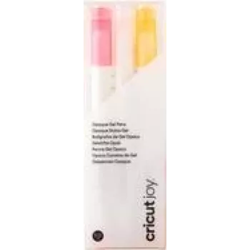 Cricut Joy™ geliniai rašikliai 1,0 mm, 3 vnt. komplektas – balta, rožinė, oranžinė (2009380)