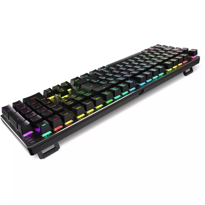 Žaidimų klaviatūra SKILLER SGK36W, juoda, DE išdėstymas, Huano Red
