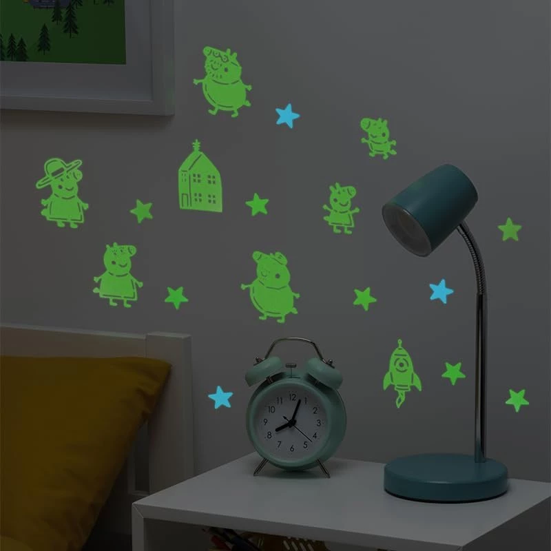 Lipdukas ant sienos Hasbro Peppa Pig PP13870PP šviečiantys tamsoje žvaigždutės