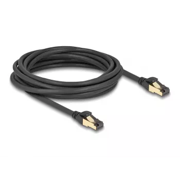 DeLOCK RJ45 Cat.6A tinklo kabelis vyriškas-vyriškas S/FTP 5m Juodas