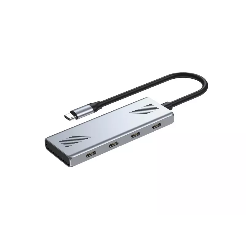 GEMBIRD UHB-CM-U310-C4-01 USB-C 3.2 Gen 2 4 prievadų šakotuvas