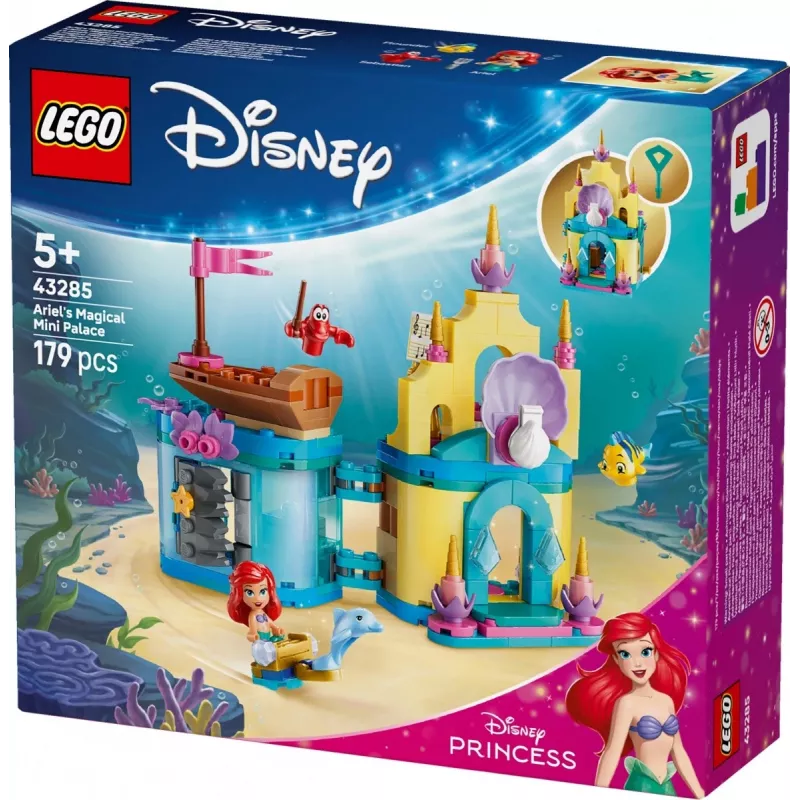 LEGO Disney 43285 Arielės Stebuklingieji Mažieji Rūmai