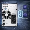 UPS QOLTEC Grynoji sinusinė banga 1kVA 800W su AVR ir LCD ekranu