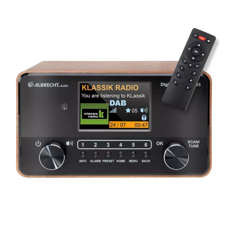 Albrecht DR 865 Senjorų Skaitmeninis Radijas (atidaryta pakuotė)