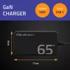 QOLTEC 65W GaN Super Fast SLIM PD 5-20V 3.25A USB-C įkroviklis