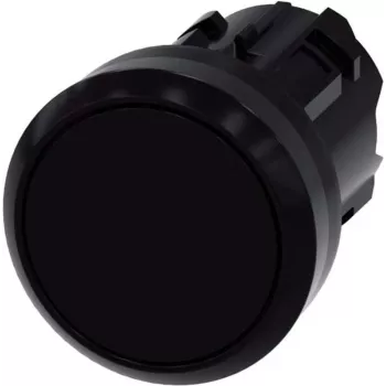Siemens Drucktaster Betätiger flach, Frontring Kunststoff Schwarz SIRIUS ACT 3SU1000-0AB10-0AA0 1 St. (3SU1000-0AB10-0AA0)