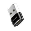 Adapteris Baseus USB (vyriškas) į Type-C (moterišką) juodas