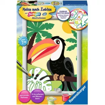 Ravensburger Spalvų pagal skaičius – Tukanas džiunglėse