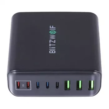 Sieninis įkroviklis BlitzWolf BW-S26 250W (juodas)