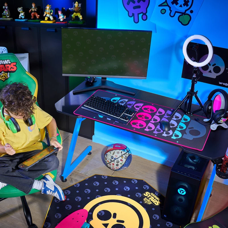 Subsonic Gaming pelėdų kilimėlis XXL Brawl Stars Skull Repeater