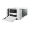 Sieninis 19 colių stovo korpusas ALLNET ALL-SMC6604GRAU 4U, pilkas, 50 kg talpa, rakinamas