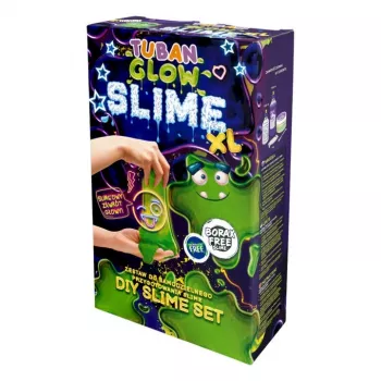 Vaikų kūrybiškumo rinkinys Tuban TU3175 – slime gaminimo komplektas su blizgučiais, švytinčiais milteliais, dirbtiniu sniegu arba dinaminiu smėliu