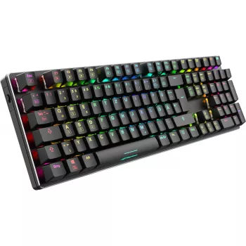 Žaidimų klaviatūra SKILLER SGK36W, juoda, DE išdėstymas, Huano Red
