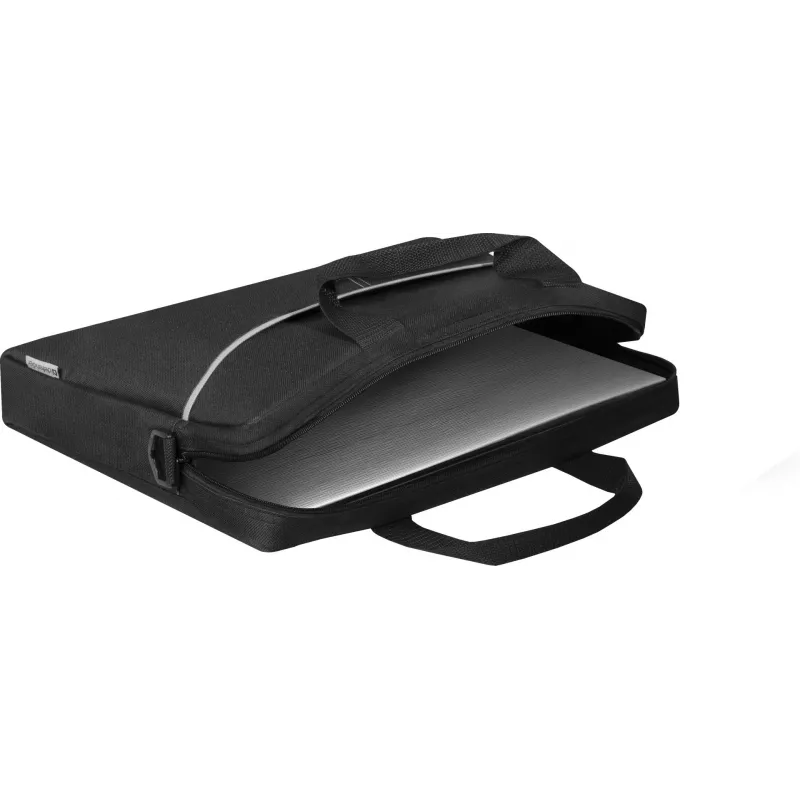 Dėklas nešiojamam kompiuteriui DEFENDER Lite 39,6 cm (15,6 colio) juodai pilkas, poliesteris, užtrauktukas, rankena, nuimamas peties diržas